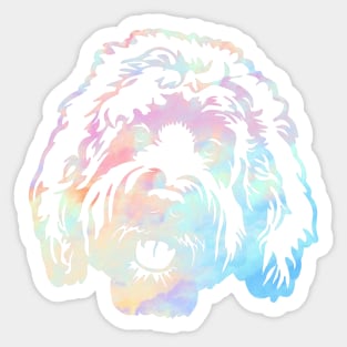 Golden doodle Sticker